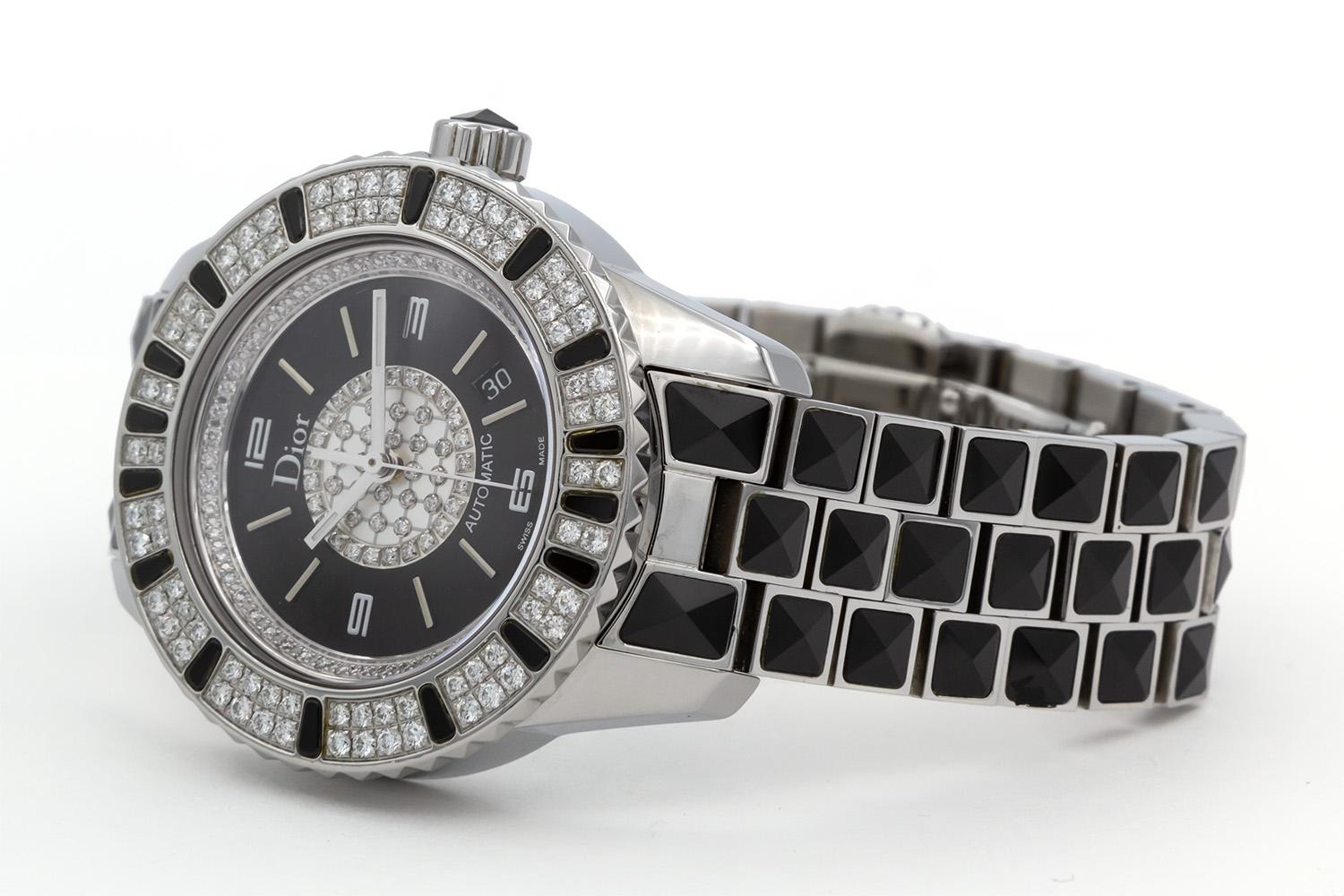 christian dior diamond watch