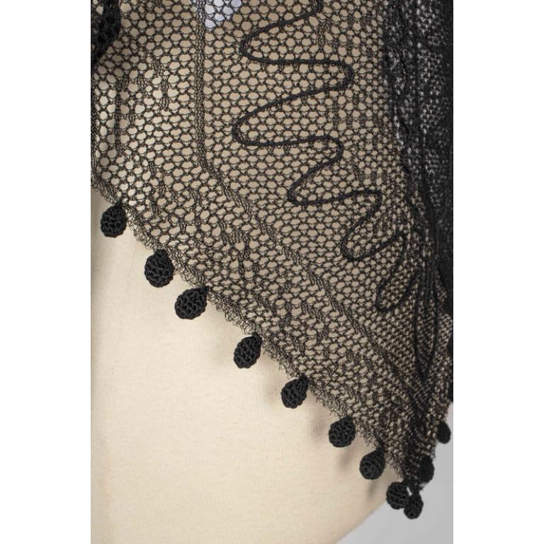 Christian Dior Black Crocheted Silk Hemstitched Top, 2025 5