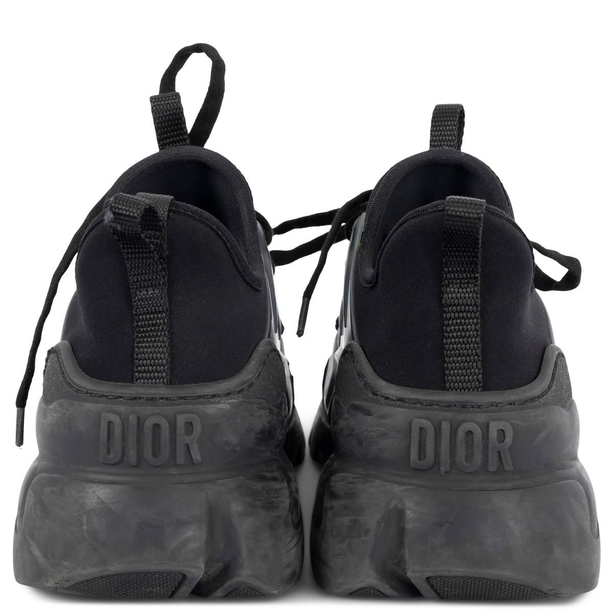 CHRISTIAN DIOR black D-CONNECT Sneakers Shoes 36.5 1