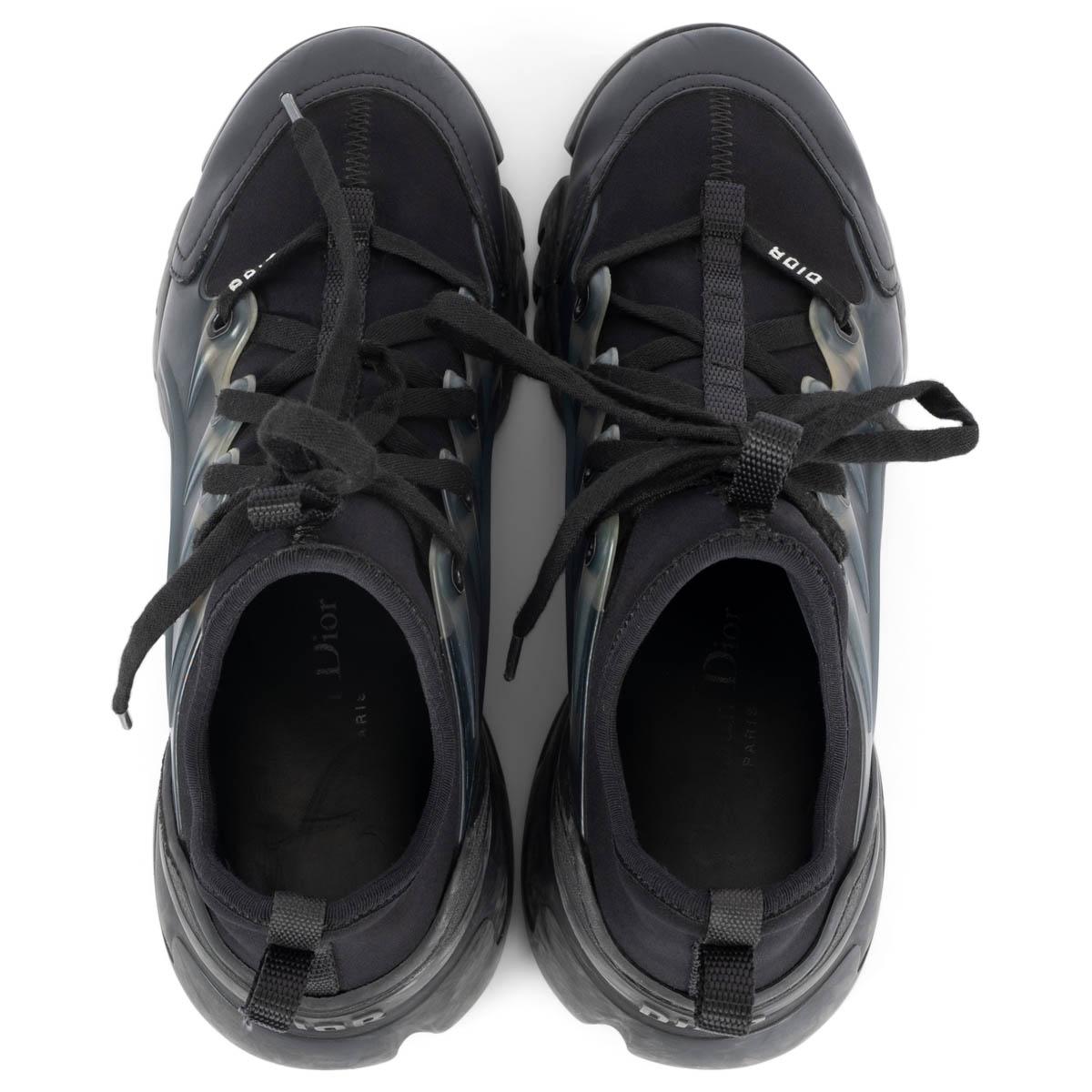 CHRISTIAN DIOR black D-CONNECT Sneakers Shoes 36.5 2