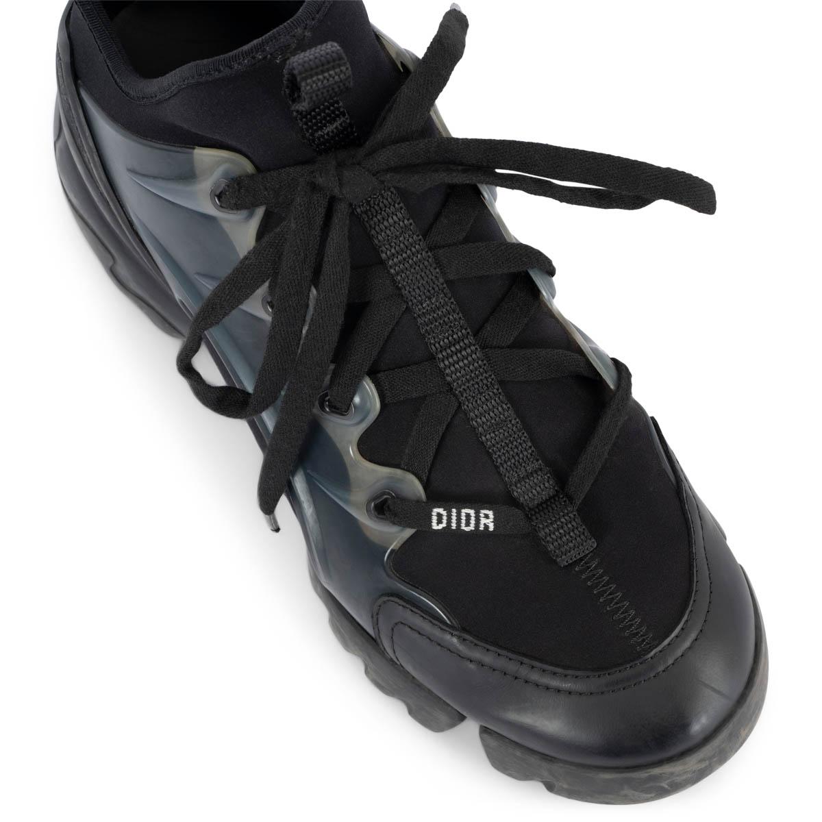 CHRISTIAN DIOR black D-CONNECT Sneakers Shoes 36.5 3