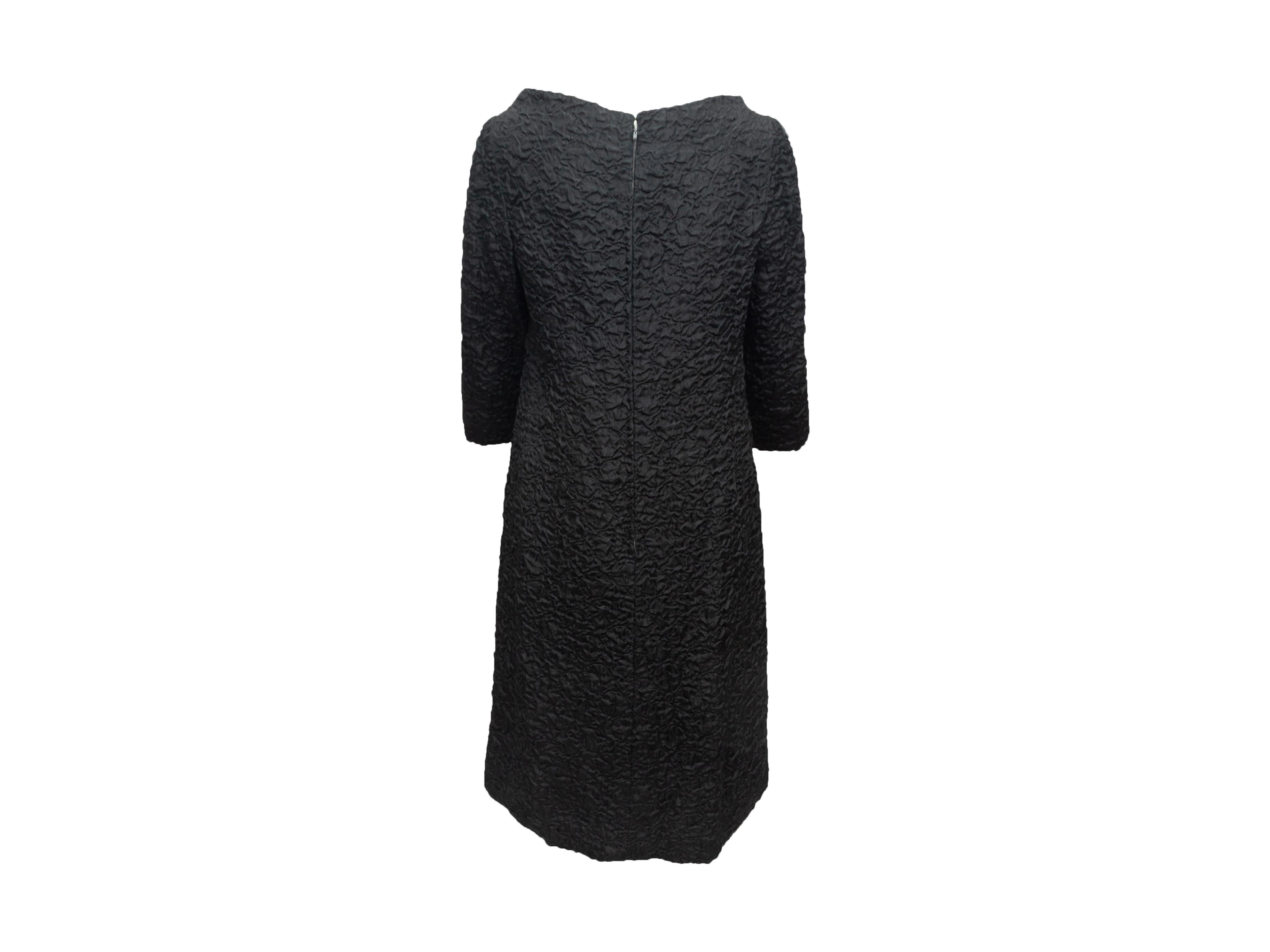 Christian Dior Black Demi-Couture 50s/60s Dress In Good Condition In New York, NY