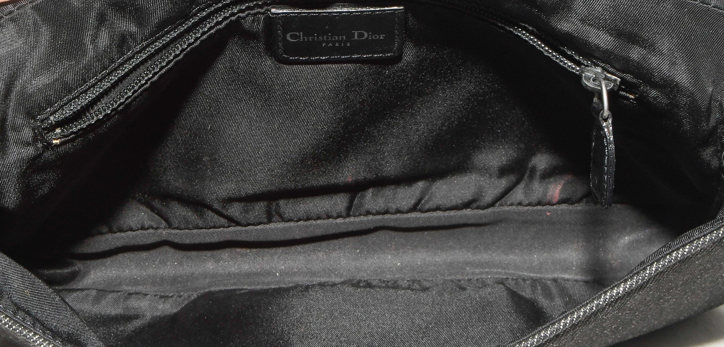 Christian Dior Black Denim Malice Baguette For Sale 2