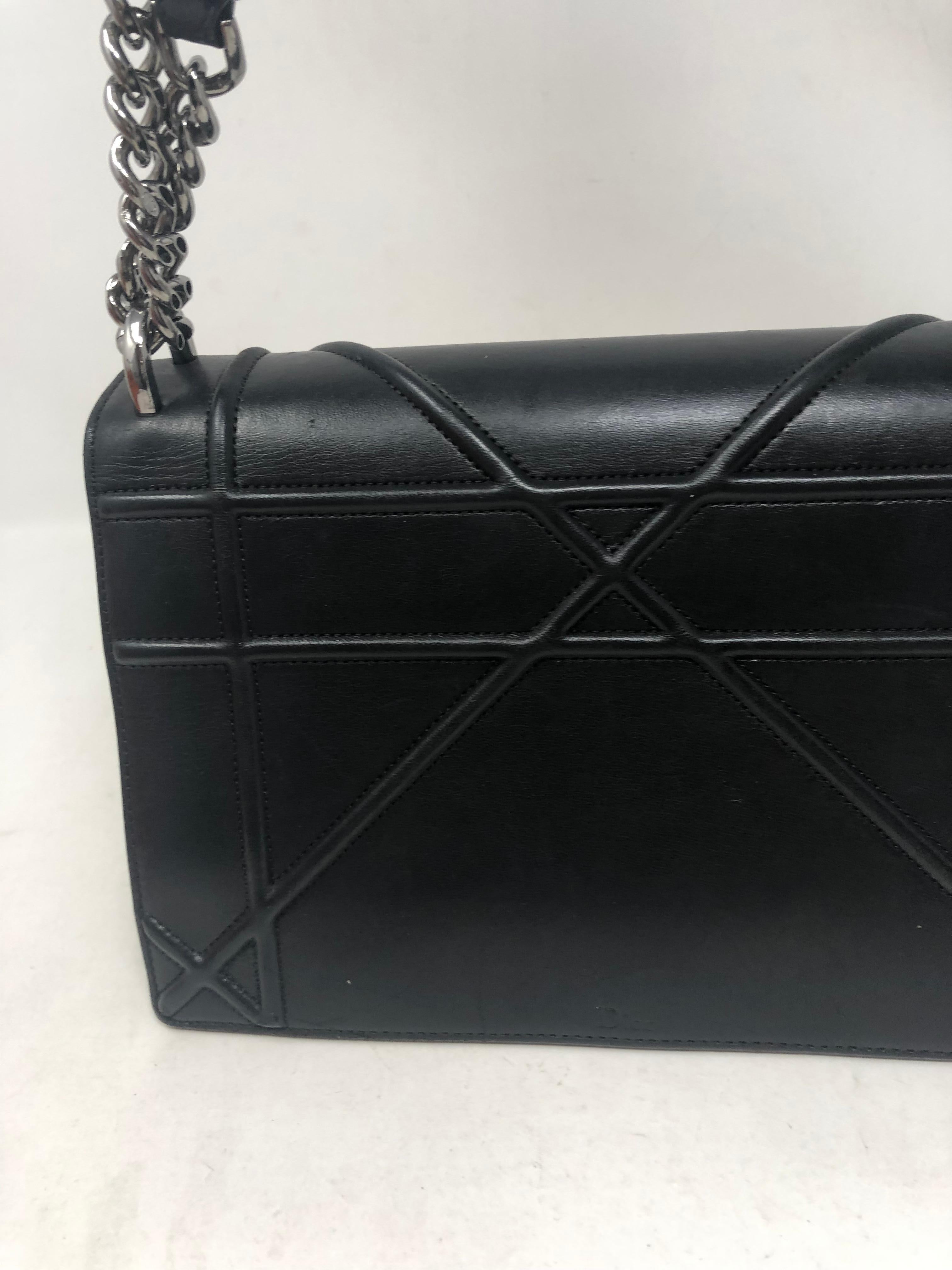 Christian Dior Black Diorama Bag In Good Condition In Athens, GA