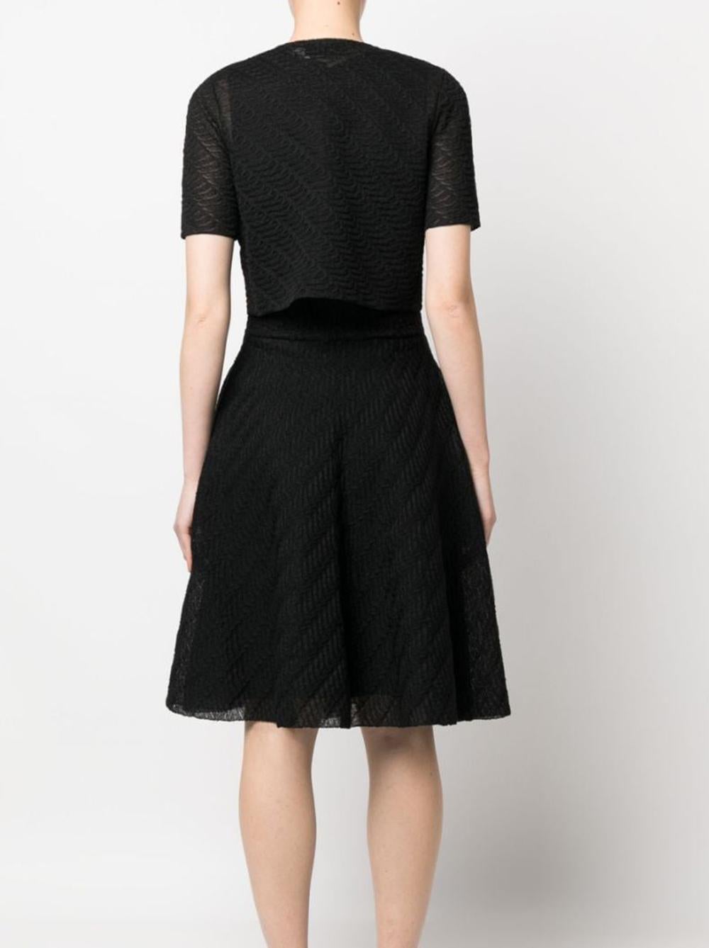 Christian Dior Schwarzes Kleid und Bolero-Set im Zustand „Gut“ im Angebot in Paris, FR