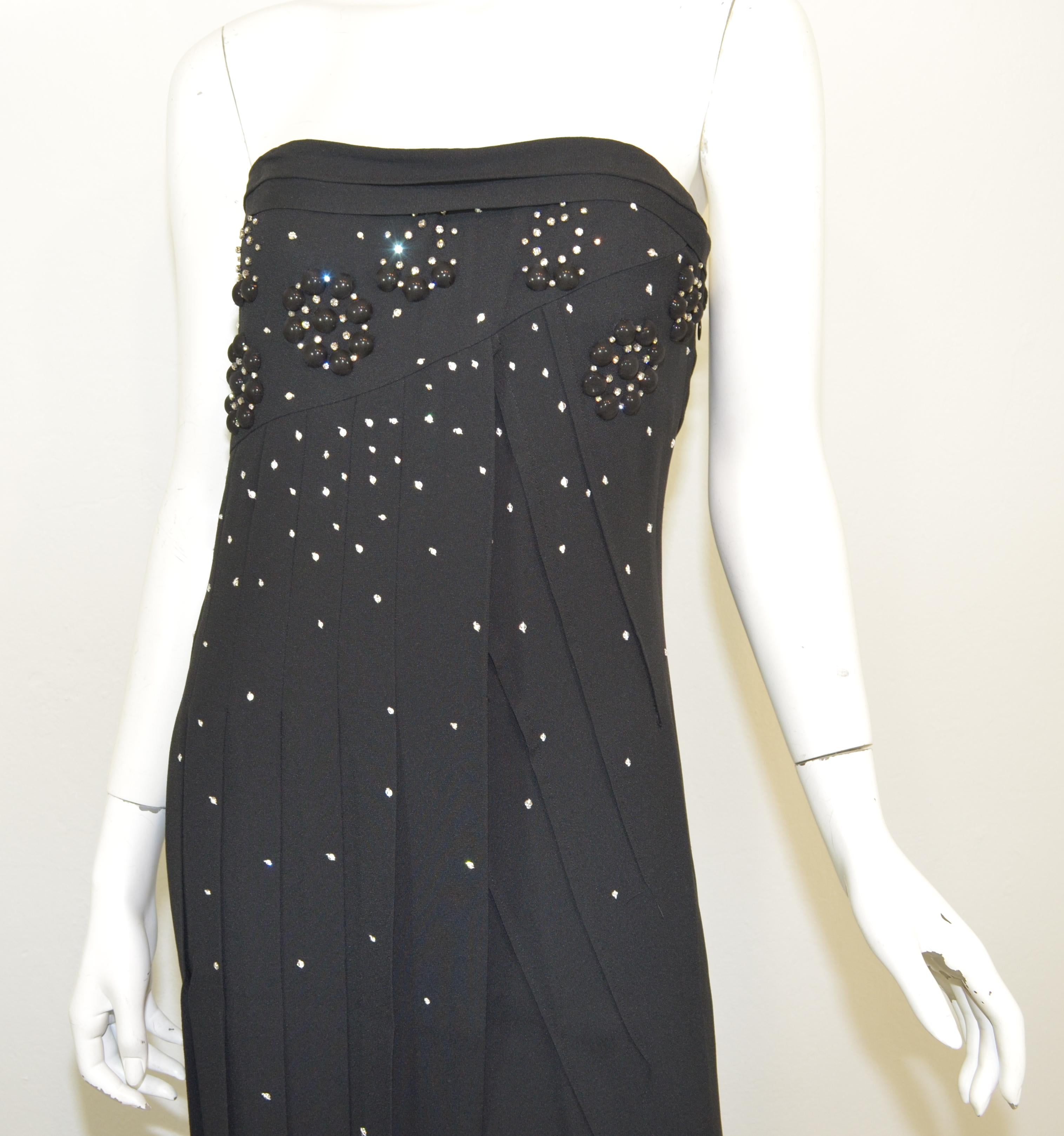 black embellished dress