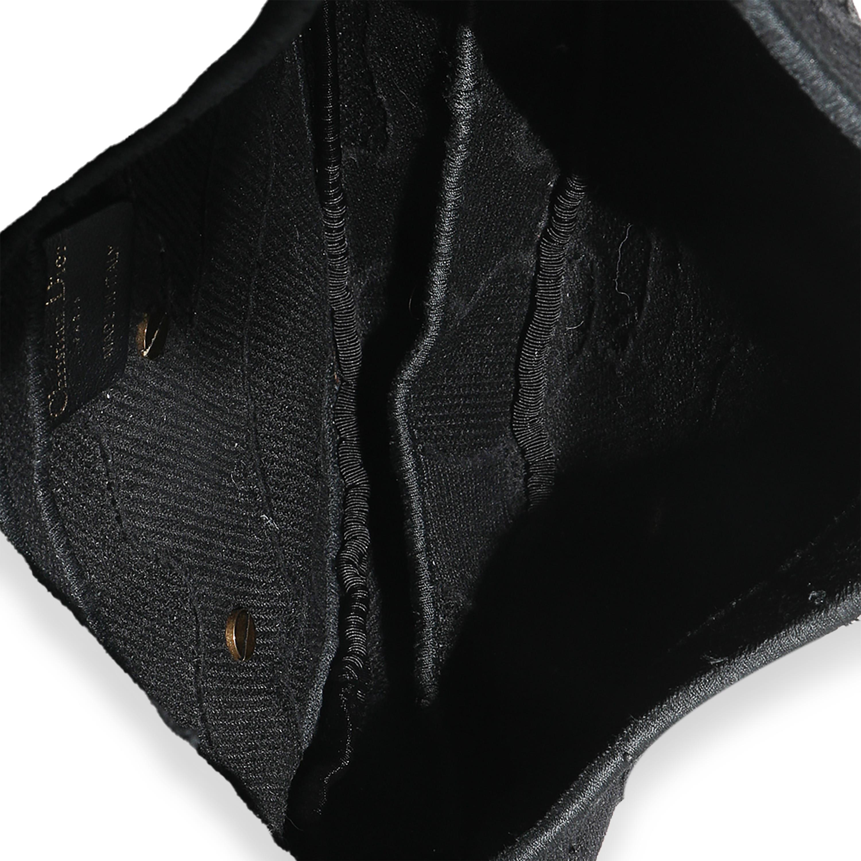 Christian Dior - Sacoche moyenne en toile de camouflage brodée - noir en vente 1