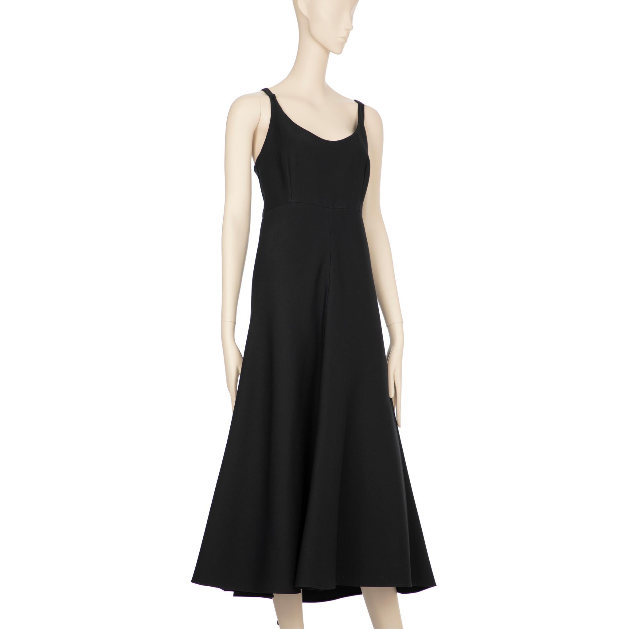 Christian Dior Black Fitted Dress 40 FR In Excellent Condition For Sale In DOUBLE BAY, NSW