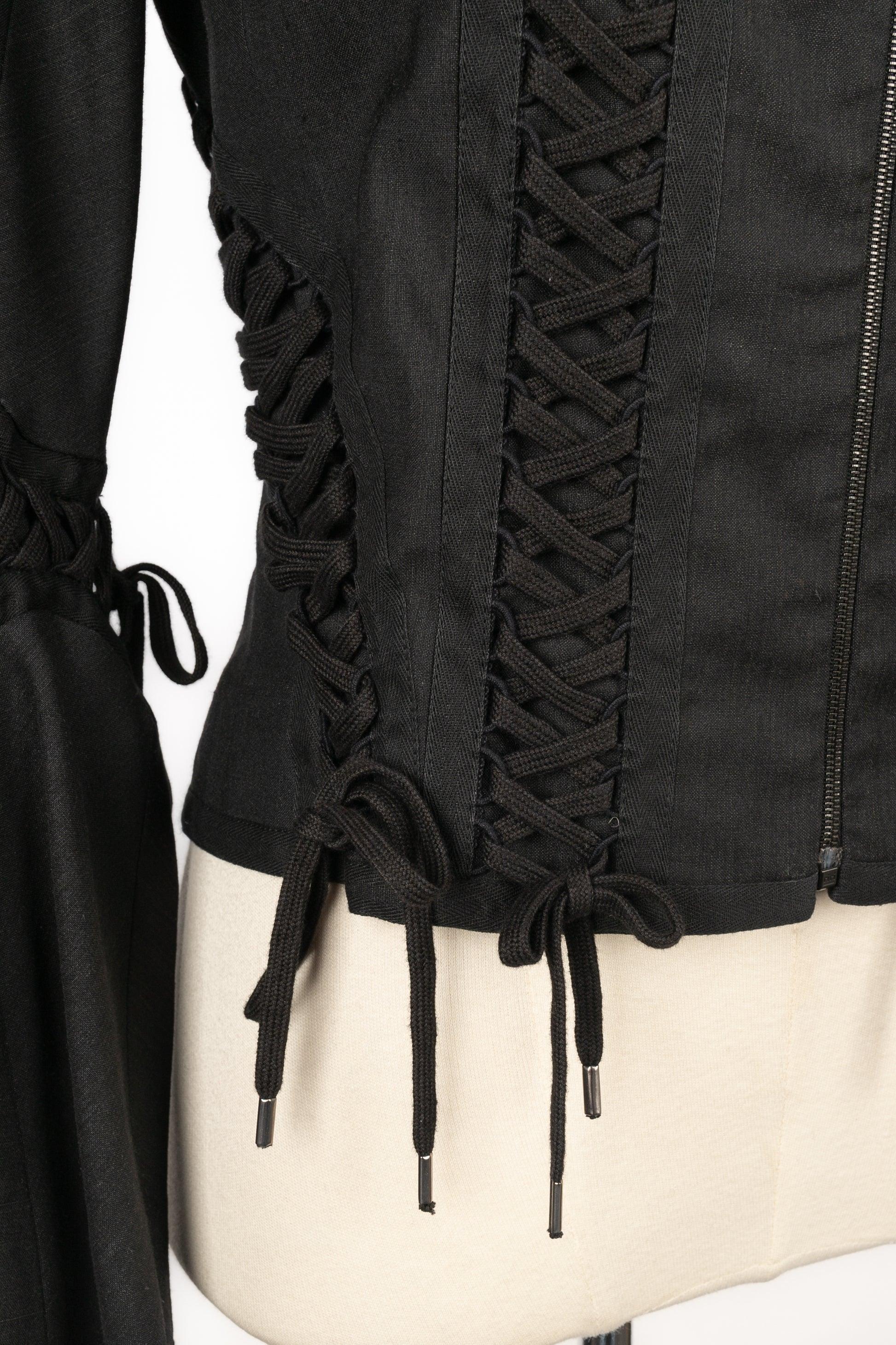 Christian Dior Black Jacket, 2002 For Sale 2