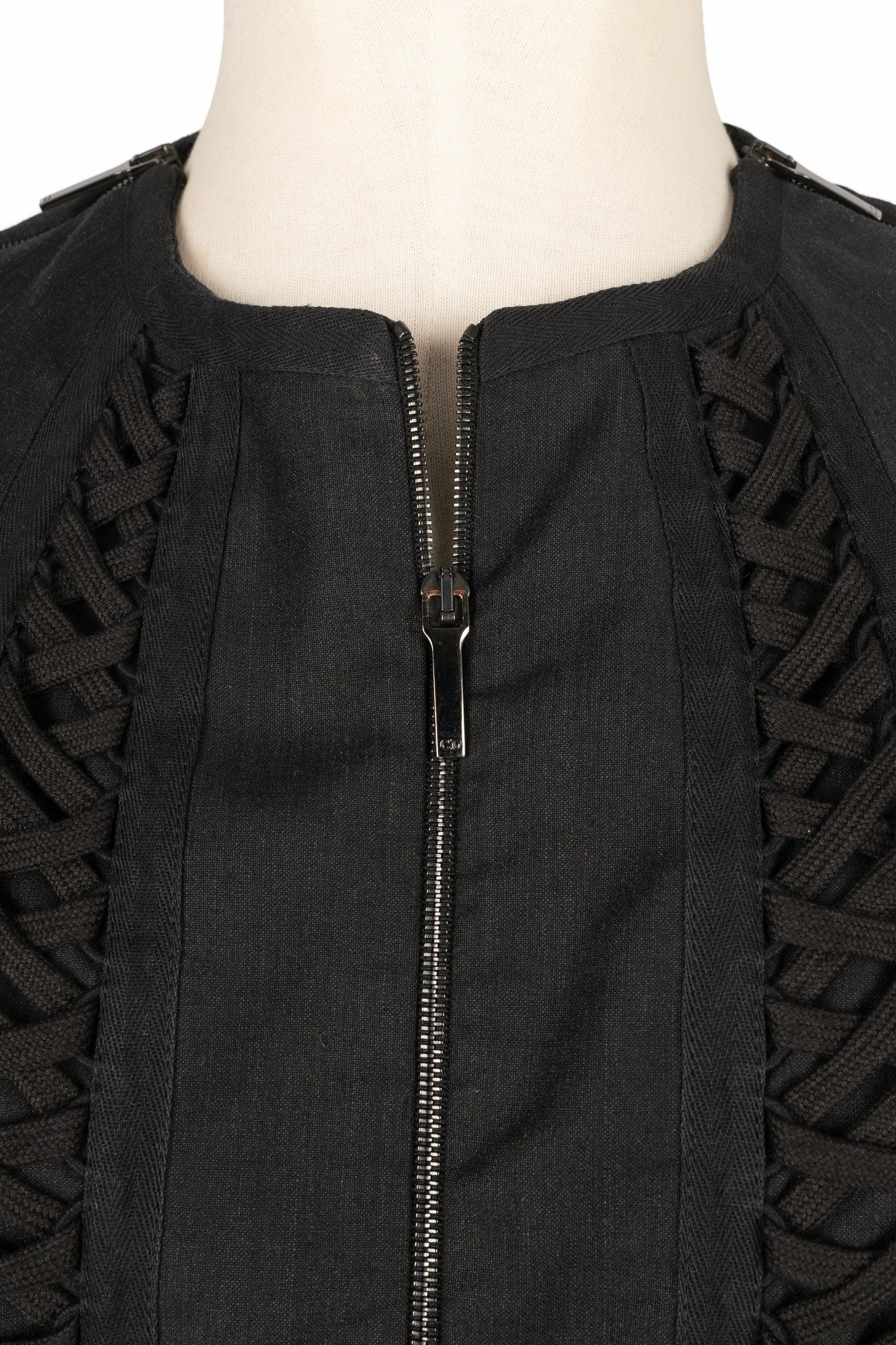 Christian Dior Black Jacket, 2002 For Sale 3