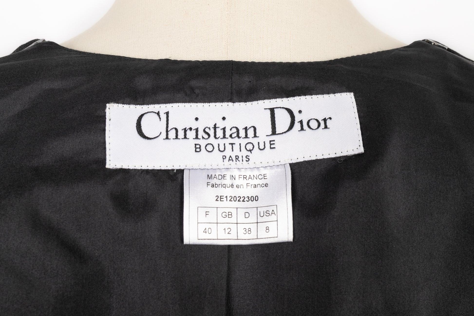 Christian Dior Black Jacket, 2002 For Sale 5