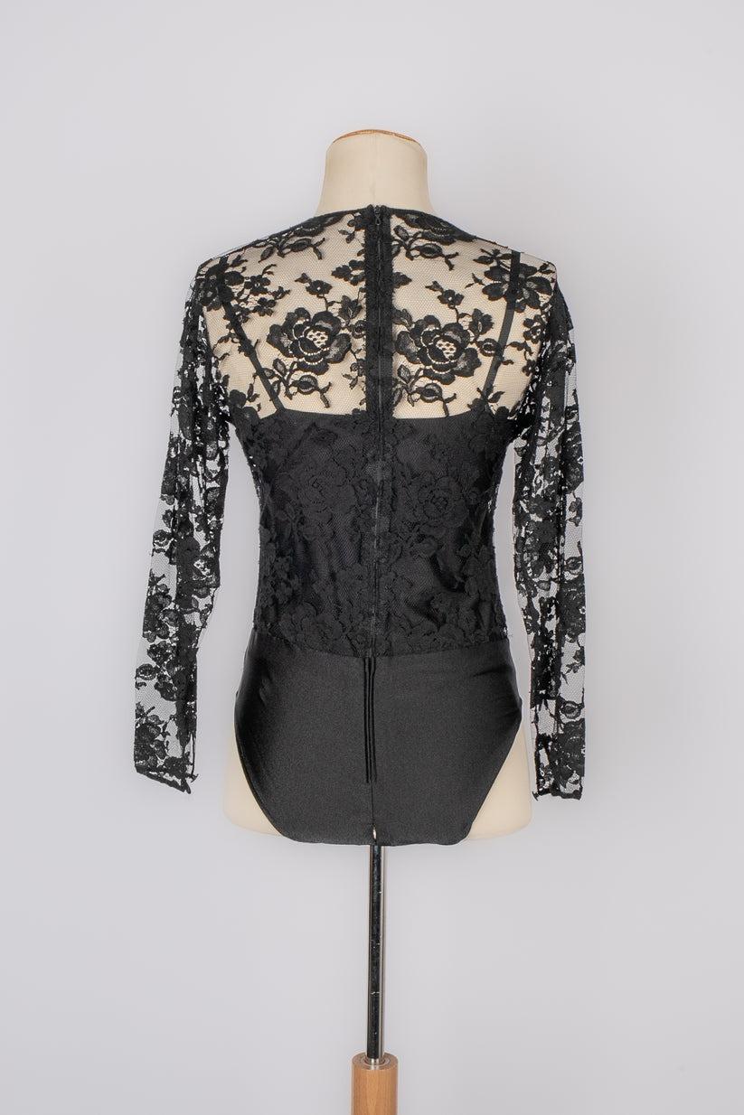 Christian Dior Black Lace Set For Sale 4