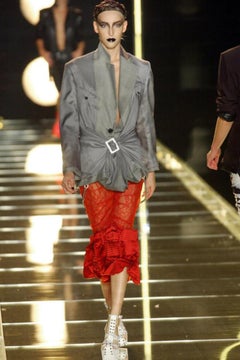 Christian Dior Black Lace Skirt, 2003