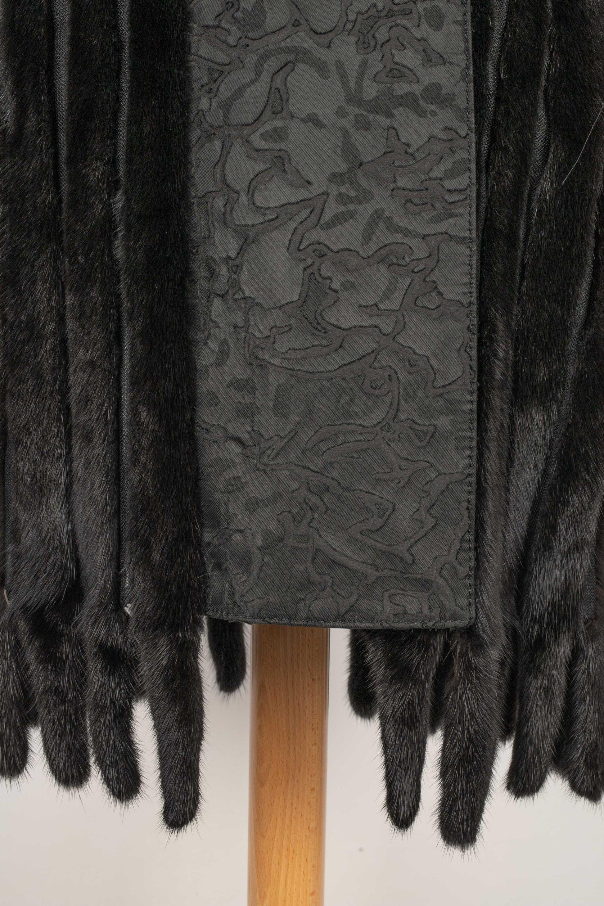 Christian Dior Black Lamb Leather Coat, 2006 8