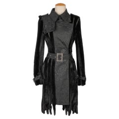 Christian Dior Black Lamb Leather Coat, 2006