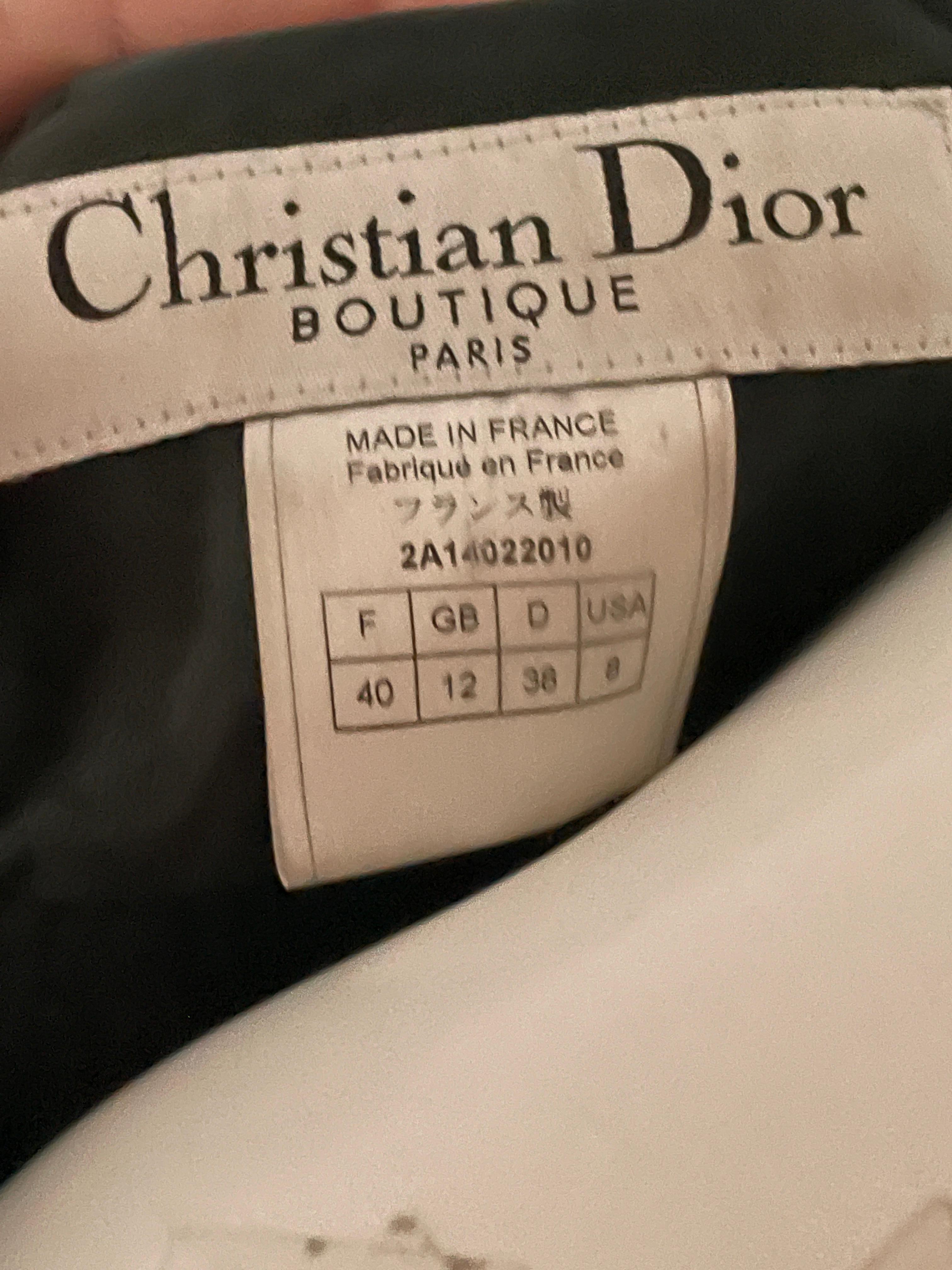 Christian Dior Black Lambskin Leather Corset Laced Moto Jacket by John Galliano 3
