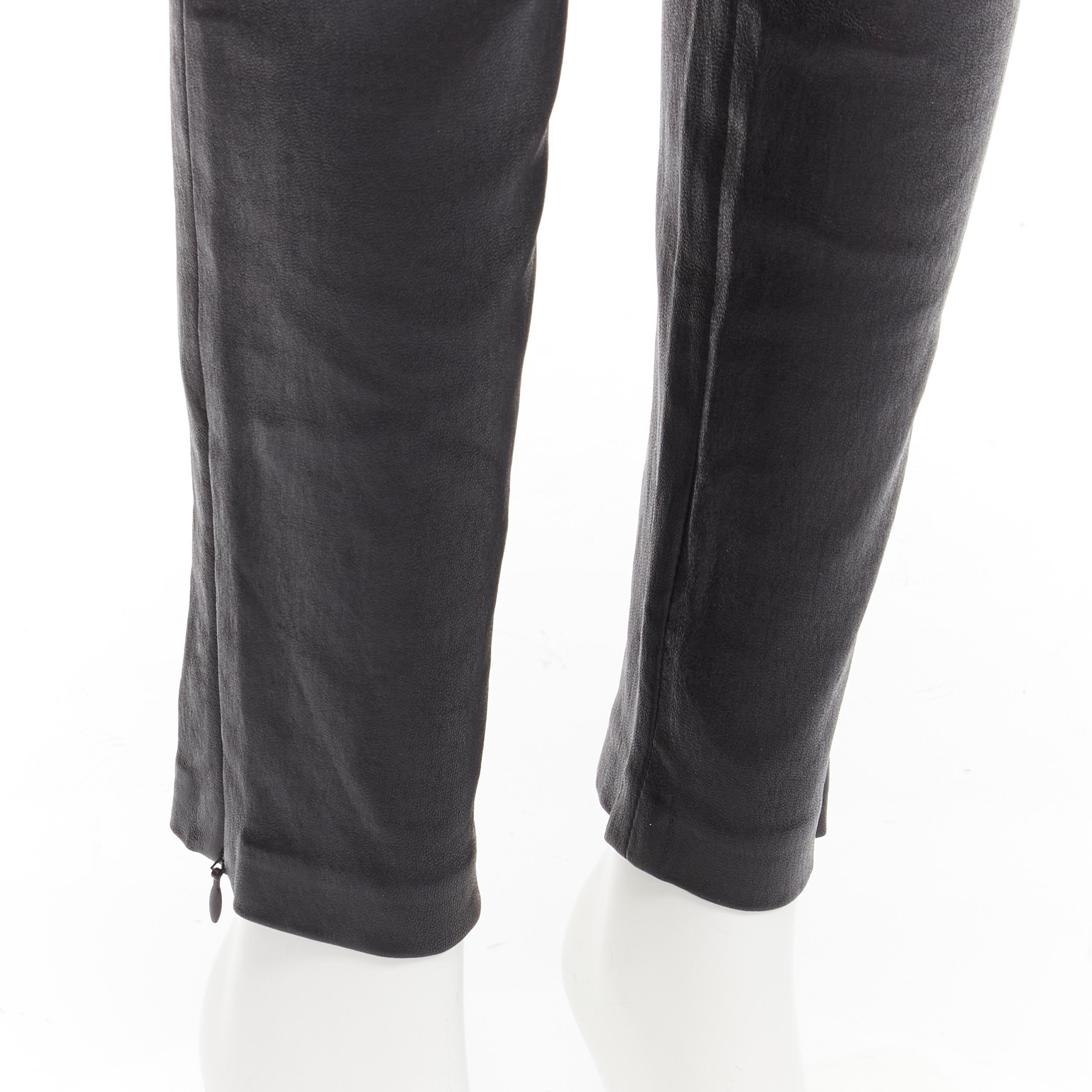 CHRISTIAN DIOR black lambskin leather skinny leggings pants FR36 S
Reference: TGAS/C01872
Brand: Christian Dior
Designer: Raf Simons
Material: Lambskin Leather
Color: Black
Pattern: Solid
Closure: Zip
Lining: Fabric
Extra Details: Invisible side