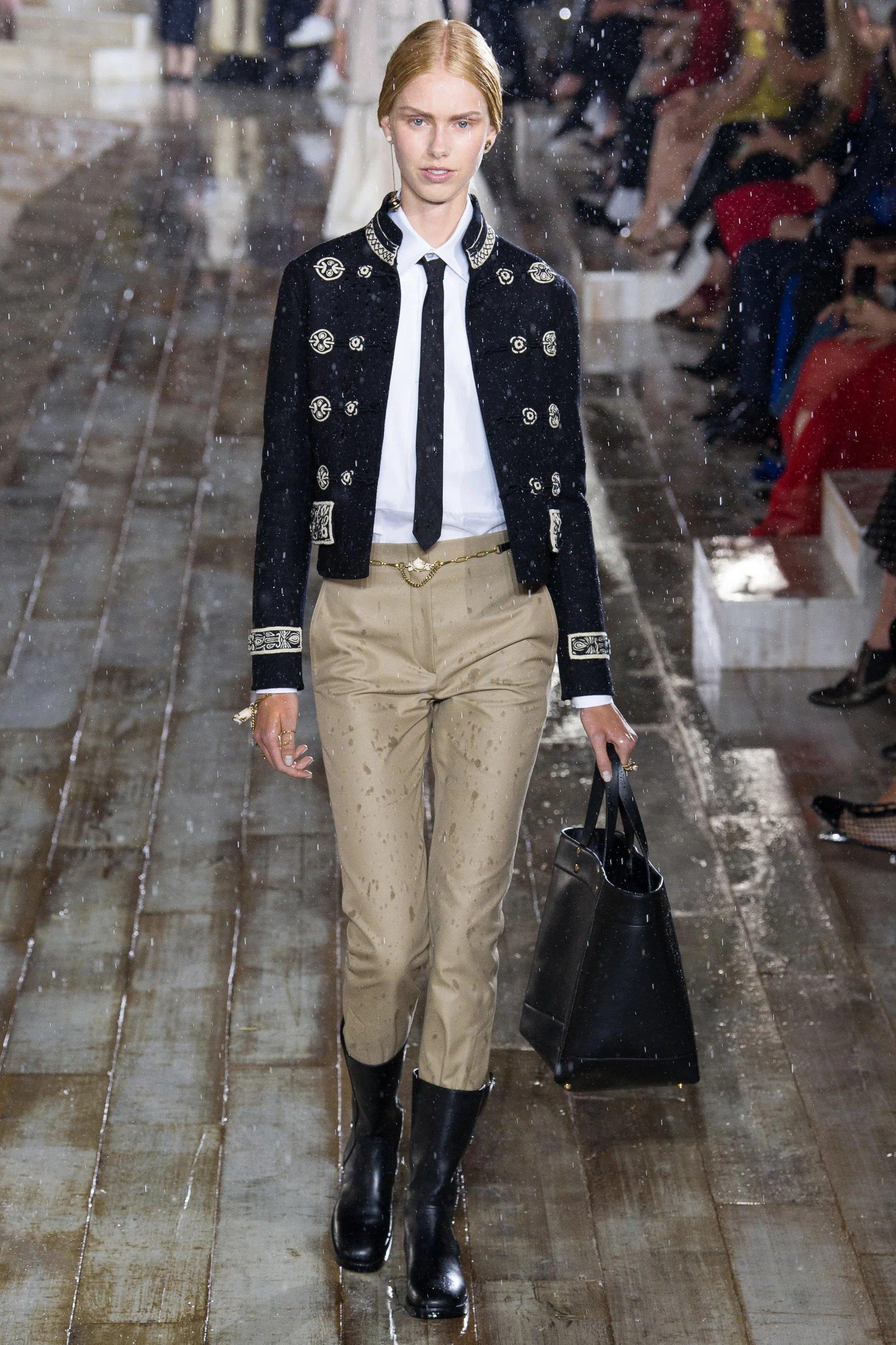 CHRISTIAN DIOR - Bottes d'équitation en cuir noir DIORODEO 2019 - 39 4
