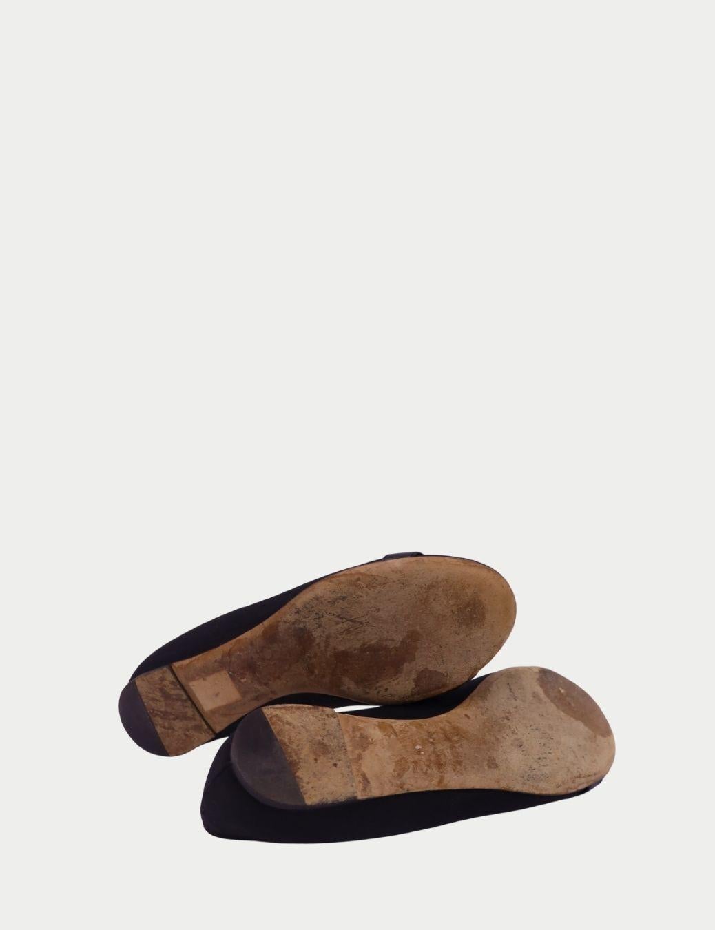 Christian Dior Ballerine in pelle nera - EU 38 In condizioni discrete in vendita a Amman, JO