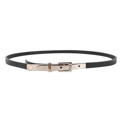 Christian Dior Black Leather Belt