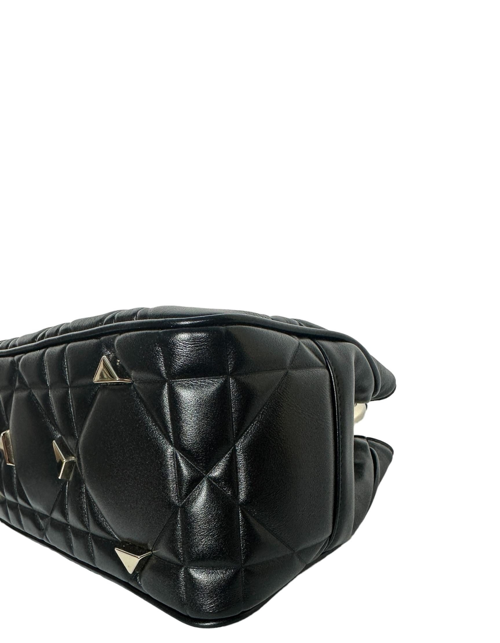 Christian Dior Cannage Schwarze gesteppte The Lady 95.22 Tasche aus Leder rt. $7200 Damen im Angebot