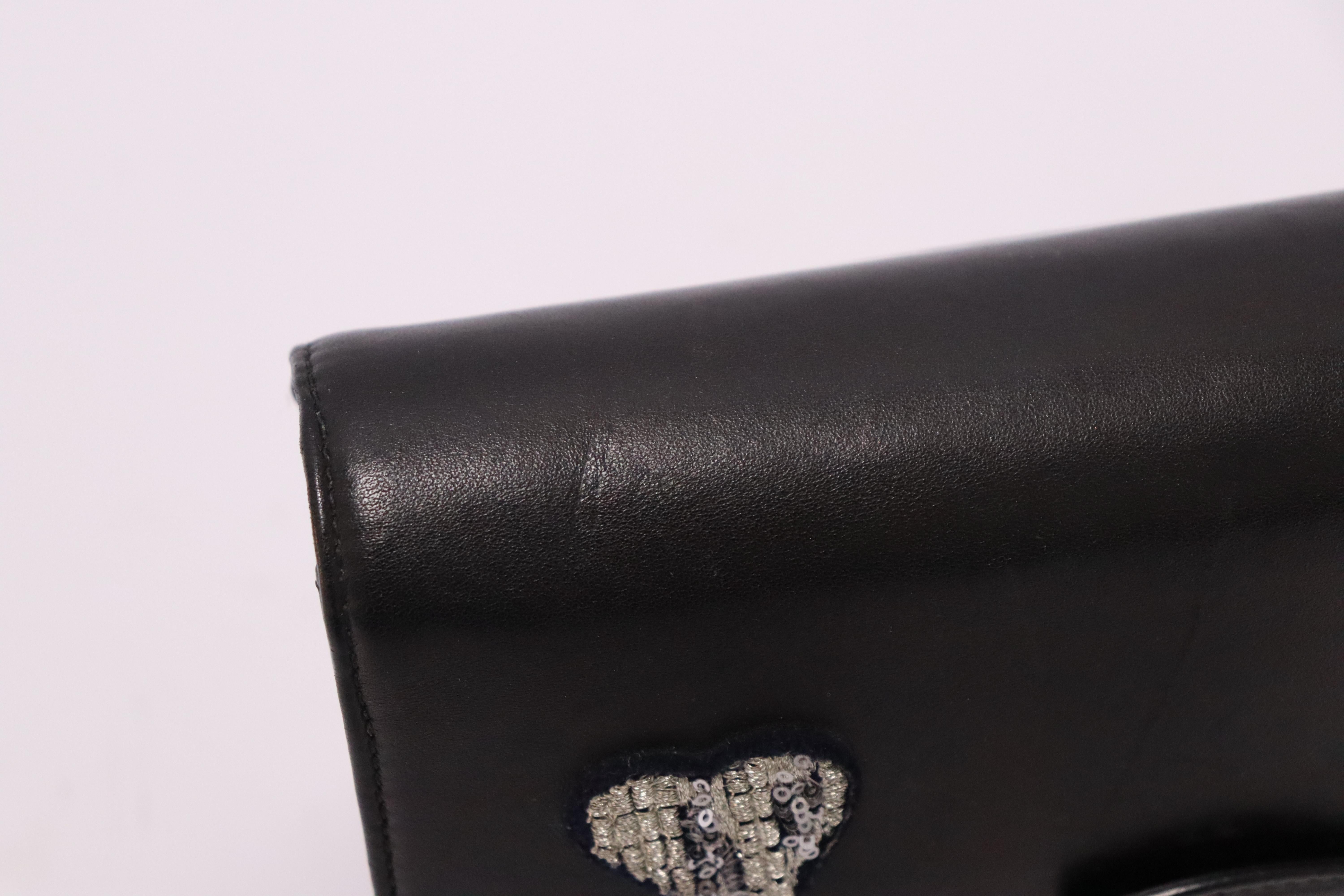 Christian Dior Black Leather Cross Body Bag 6