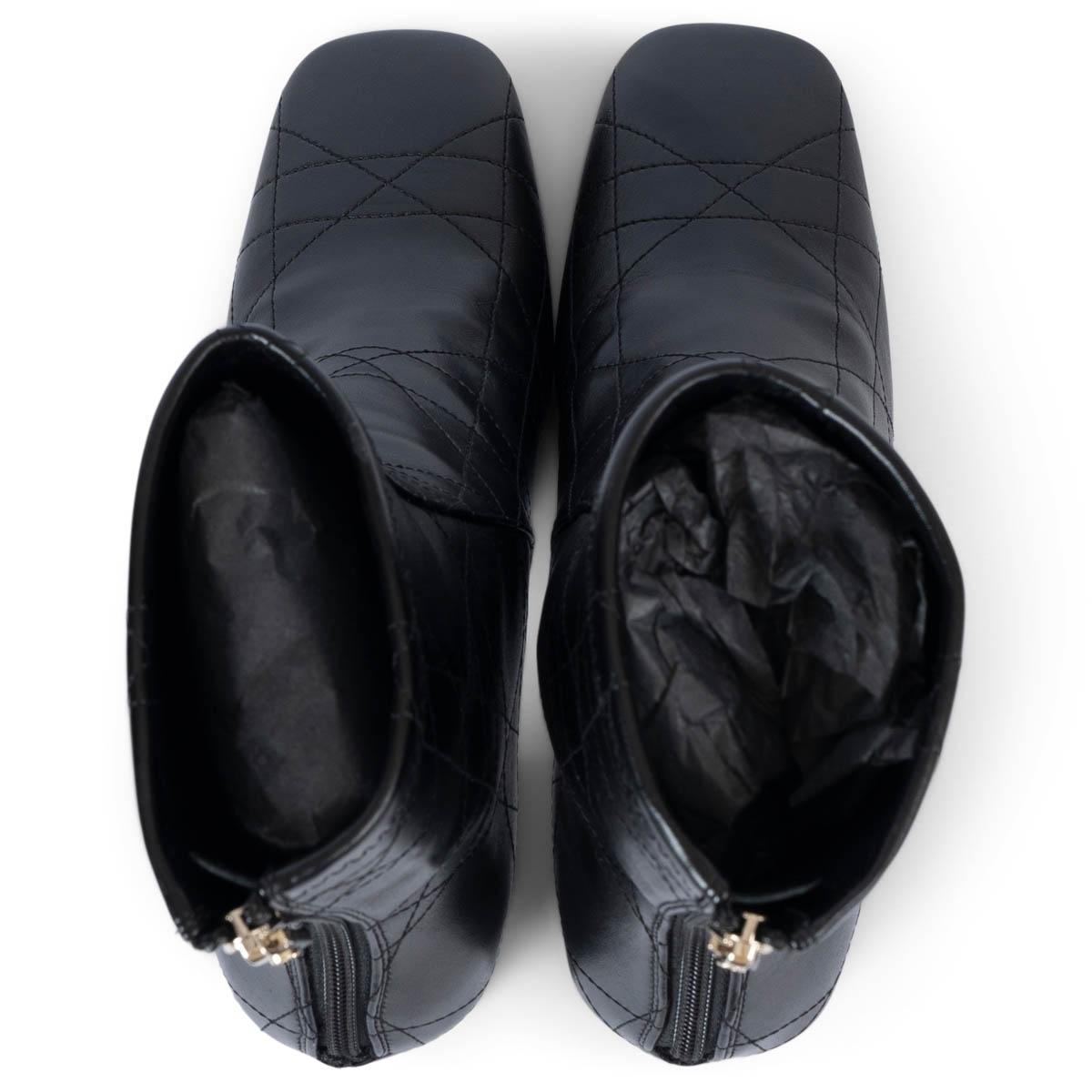 CHRISTIAN DIOR Schwarze Lederstiefeletten D-SHADOW Stiefeletten Schuhe 38,5 im Angebot 2