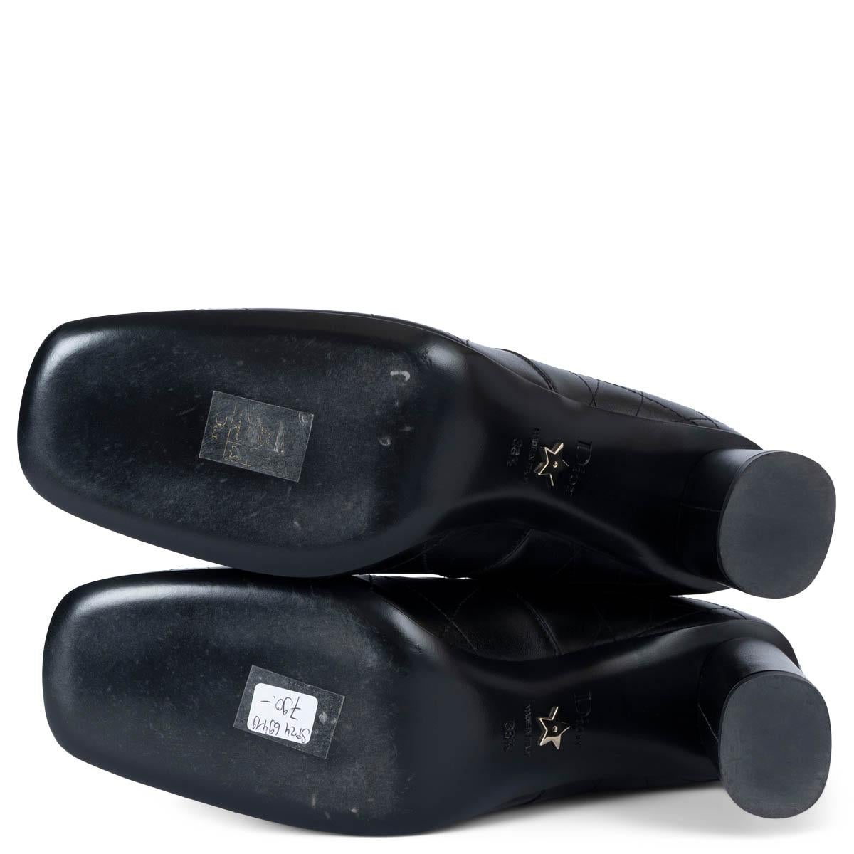 CHRISTIAN DIOR Schwarze Lederstiefeletten D-SHADOW Stiefeletten Schuhe 38,5 im Angebot 3