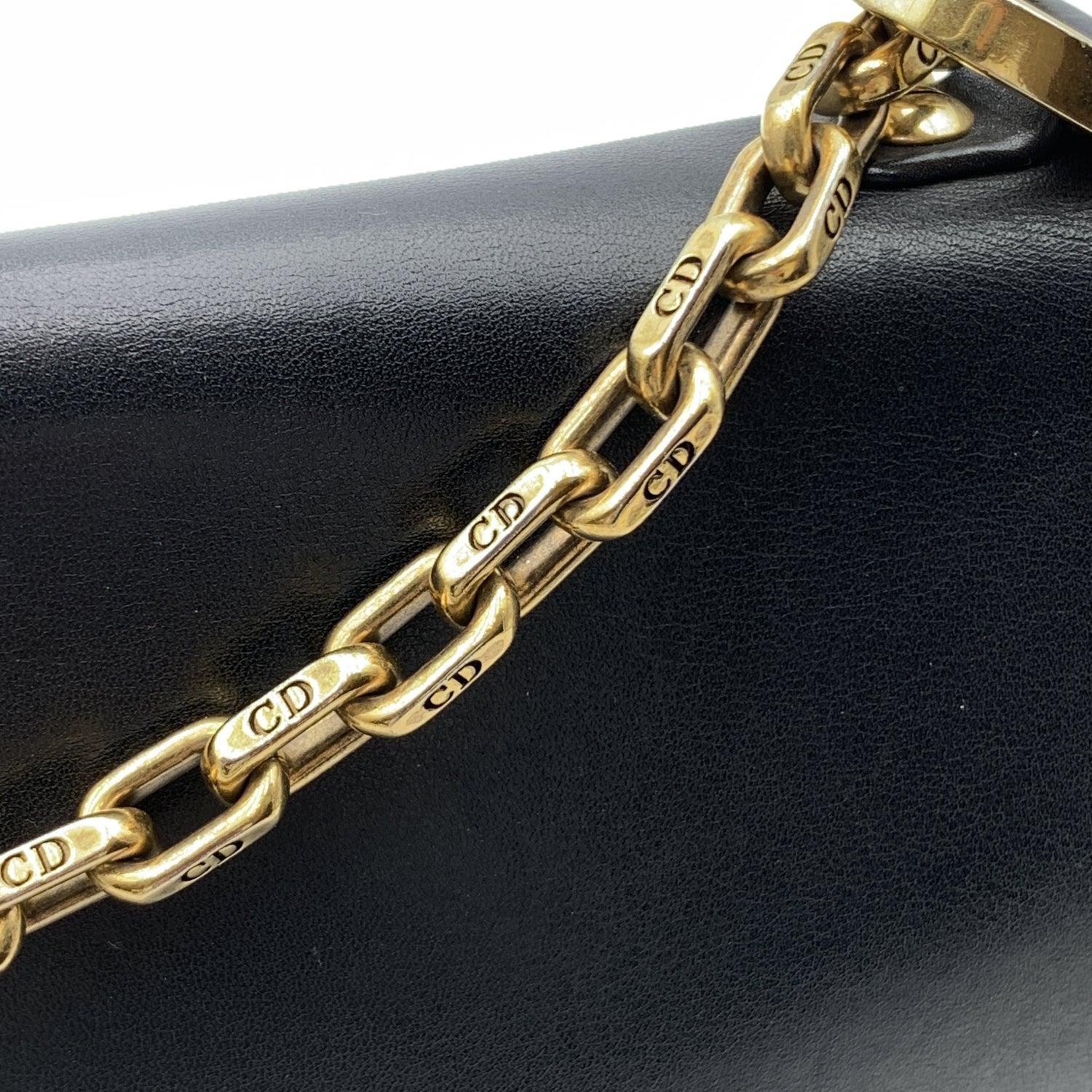 Christian Dior Black Leather J'Adior Shoulder Bag with Chain Strap 3