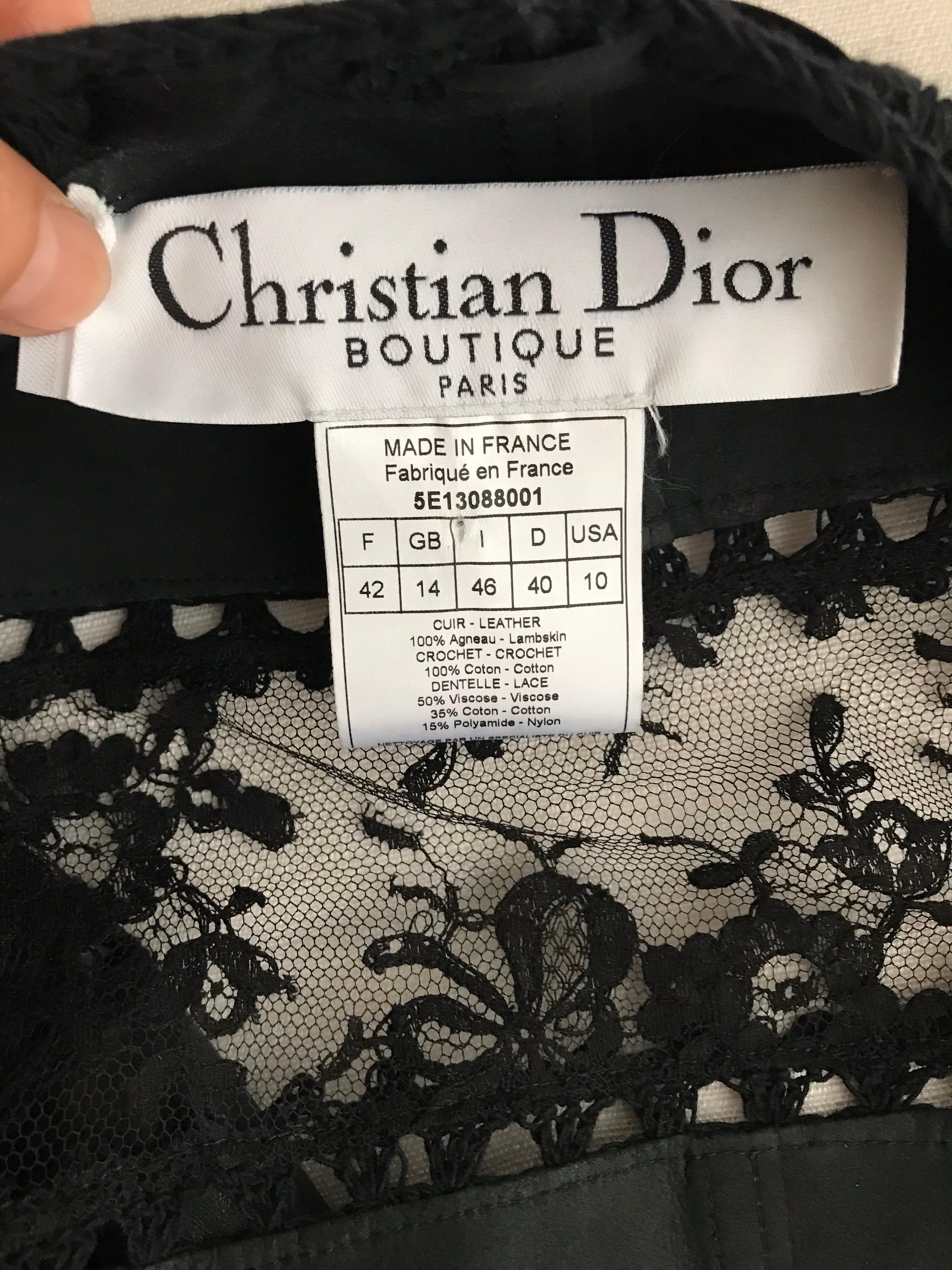 christian dior black dress