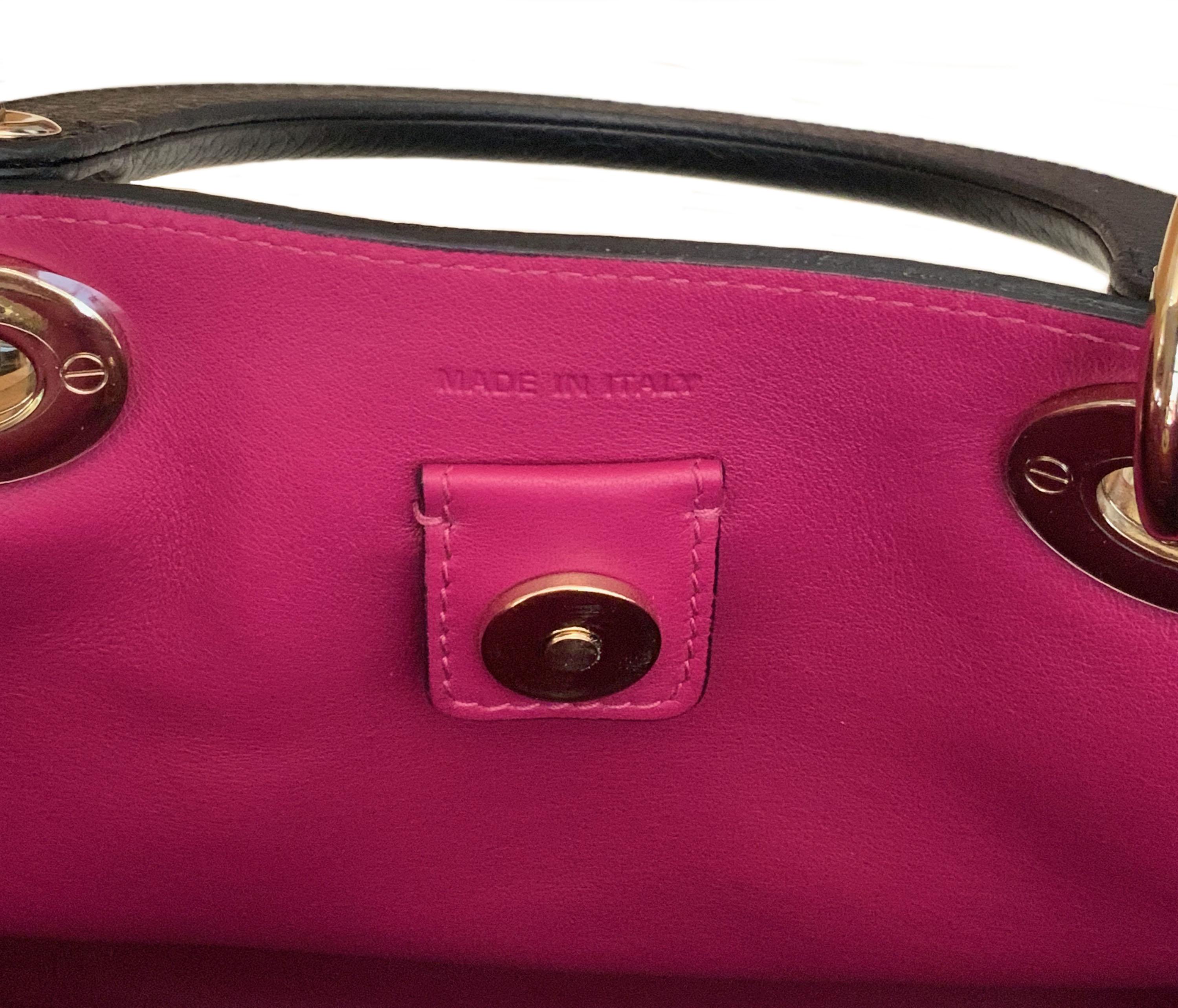 Christian Dior Schwarzes Leder Große Diorissimo Tote Tasche 4