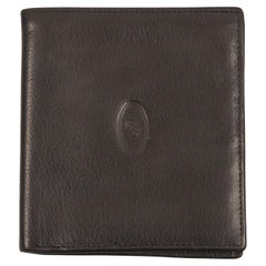 Christian Dior  Portefeuille en cuir noir Etui à cartes