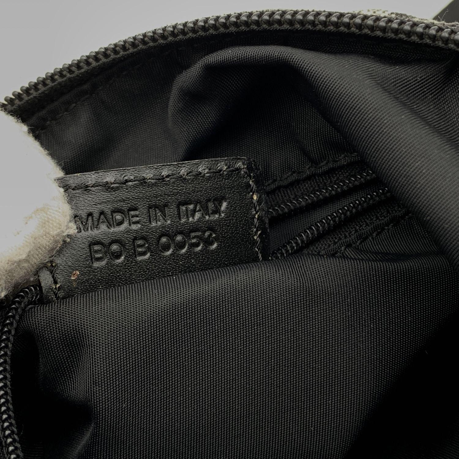 Christian Dior Black Logogram Oblique Canvas Messenger Bag For Sale 3