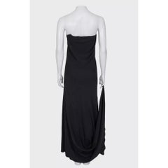 Christian Dior Black Long Train Dress - Size FR38 / M