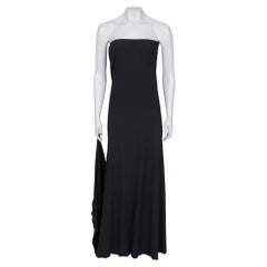 Christian Dior Black Long Train Dress - Size FR38 / M