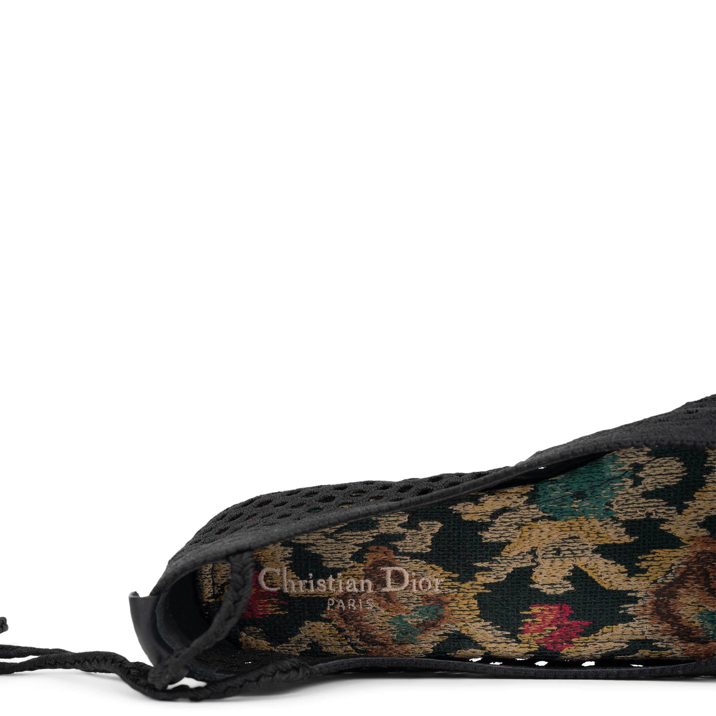 CHRISTIAN DIOR malla negra 2021 POEME Bailarinas Zapatos 37.5 en venta 3