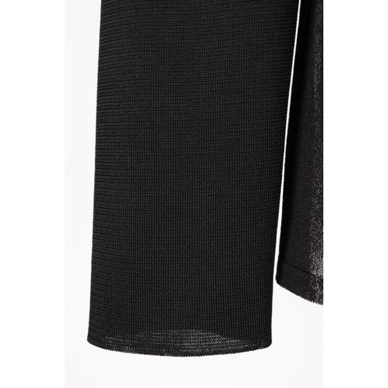 Christian Dior Black Mesh Long-sleeved Top For Sale 3
