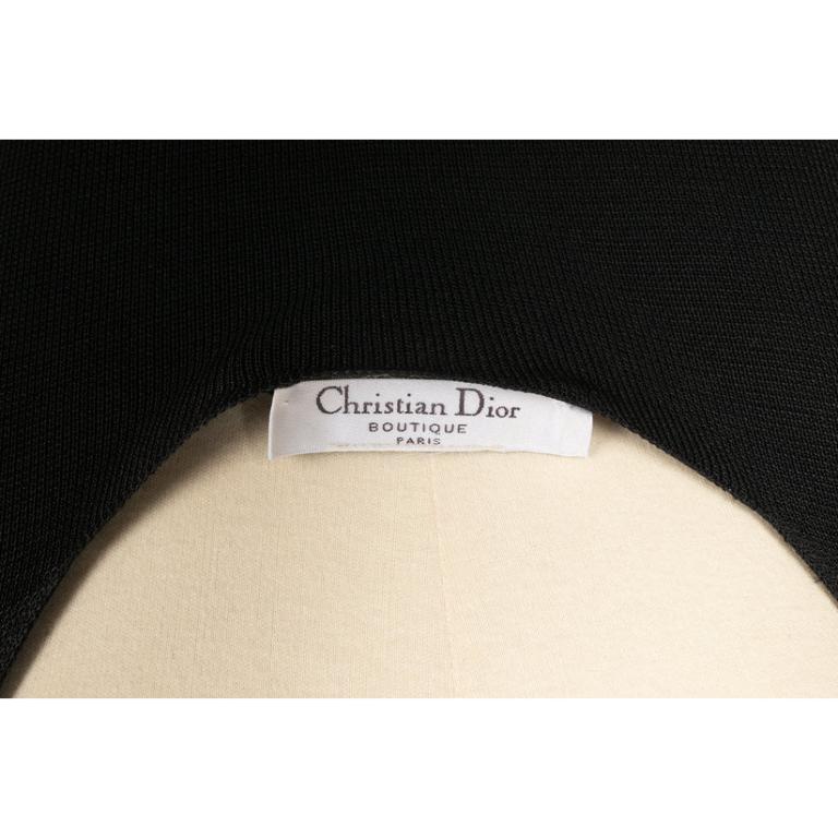 Women's Christian Dior Black Mesh Top For Sale