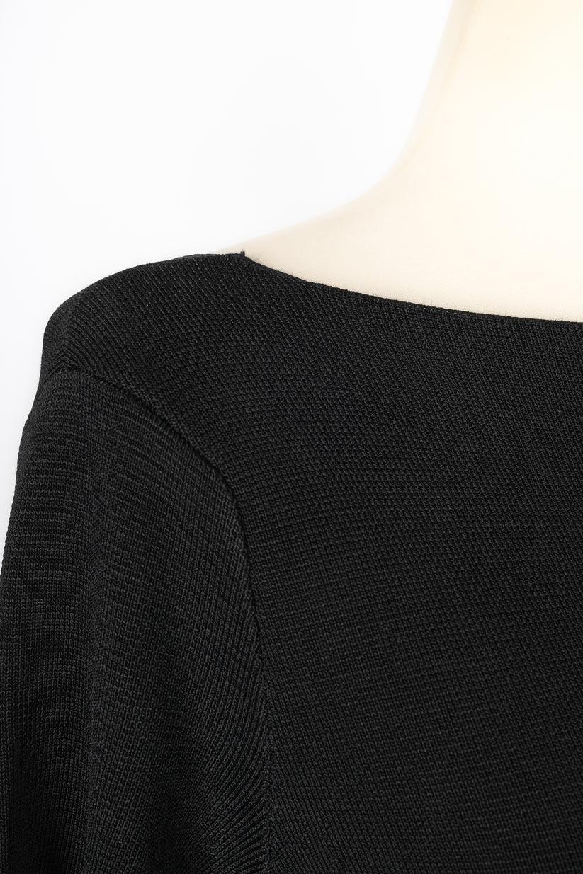 Christian Dior Black Mesh Top For Sale 1
