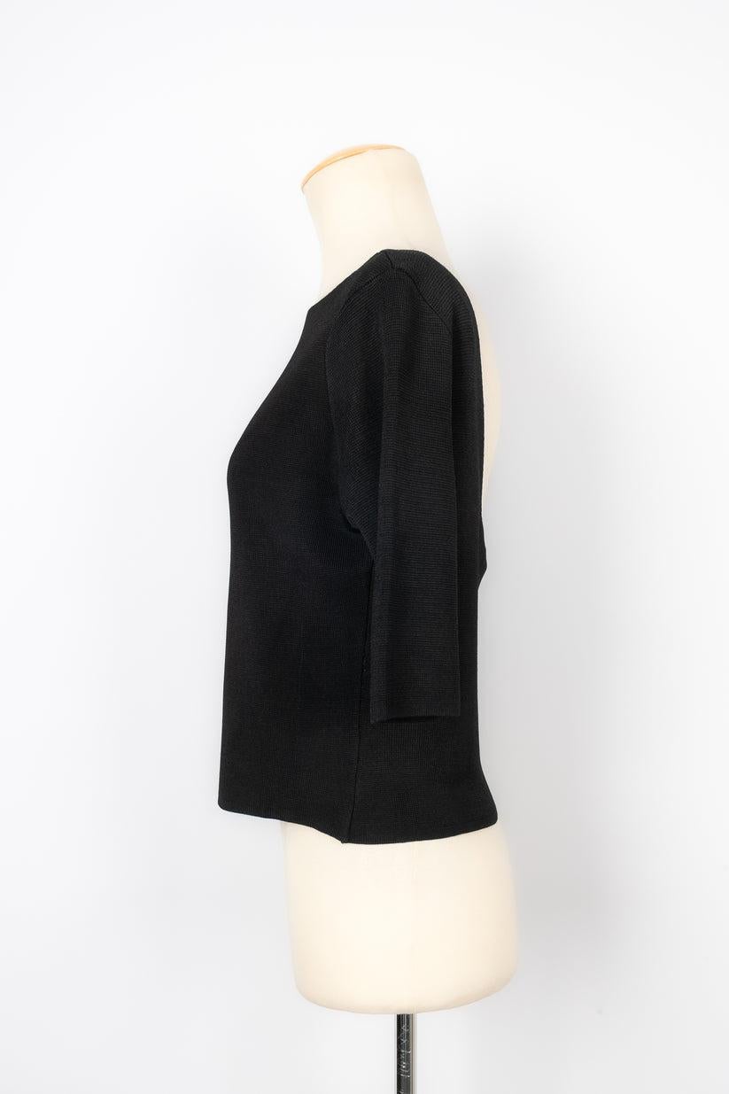 Christian Dior Black Mesh Top For Sale 2