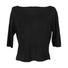 Christian Dior Black Mesh Top