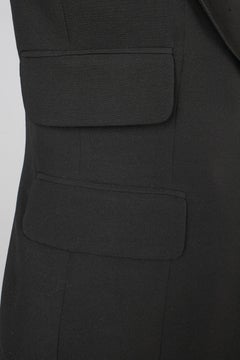 Christian Dior Black Mid-length Jacket