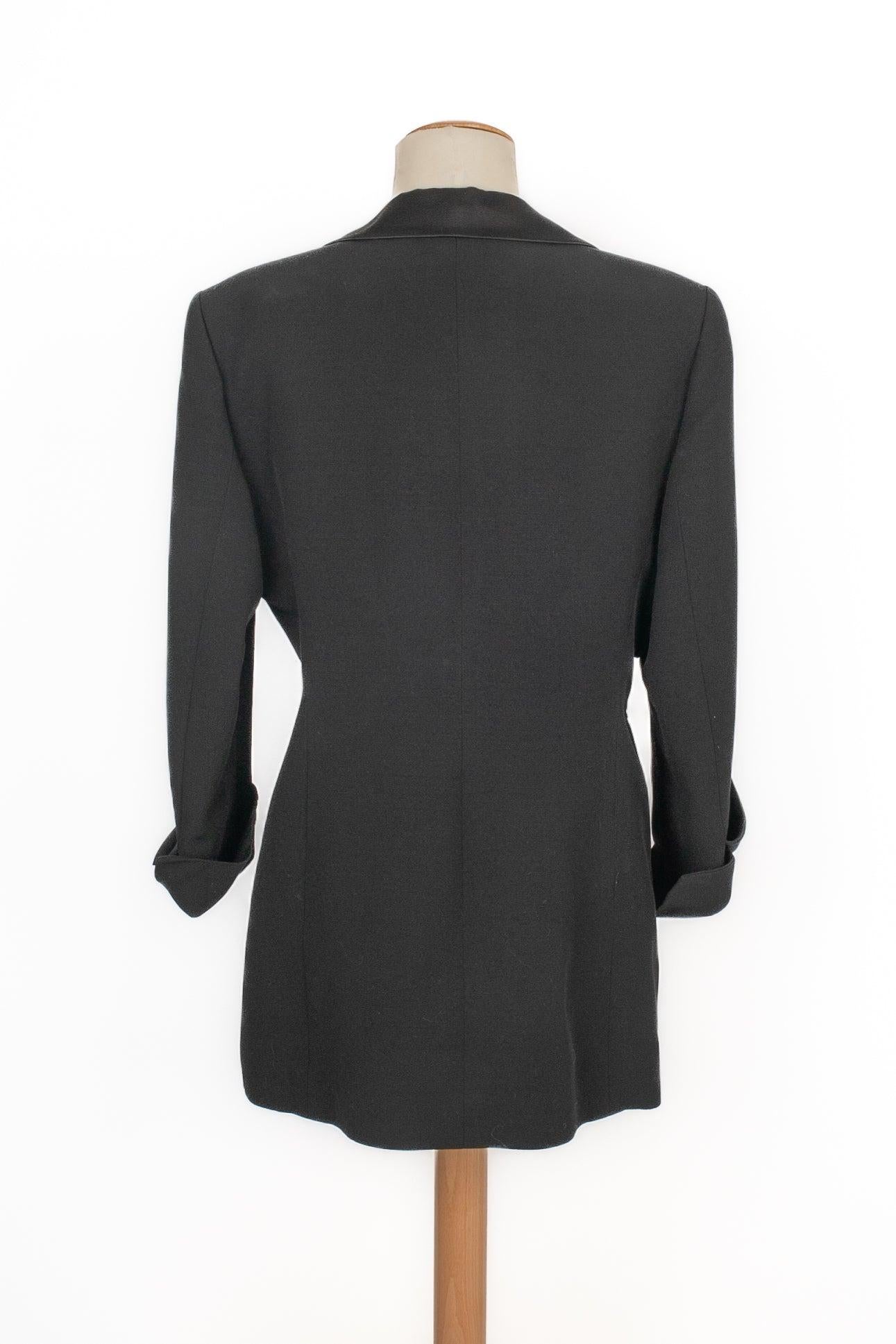 Christian Dior Black Mid-length Jacket For Sale 1