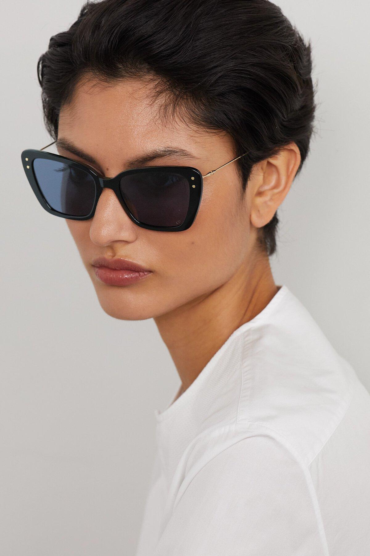 CHRISTIAN DIOR black MISSDIOR Sunglasses B51 14A7 For Sale 2
