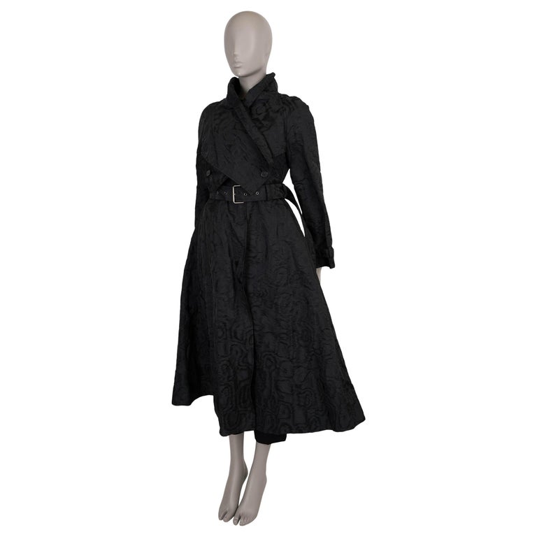 CHRISTIAN DIOR black moire 2023 TRENCH and REMOVABLE VEST Coat Jacket 36 XS For Sale at 1stDibs CHRISTIAN DIOR black moire 2023 TRENCH and REMOVABLE VEST Coat Jacket 36 XS For Sale at 1stDibs