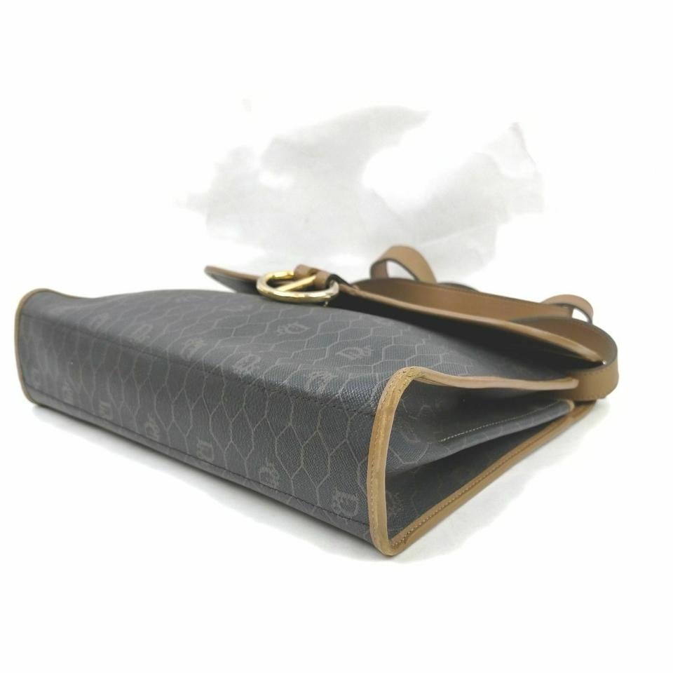 Christian Dior Black Monogram Trotter 2way Top Handle Bag 861642 1