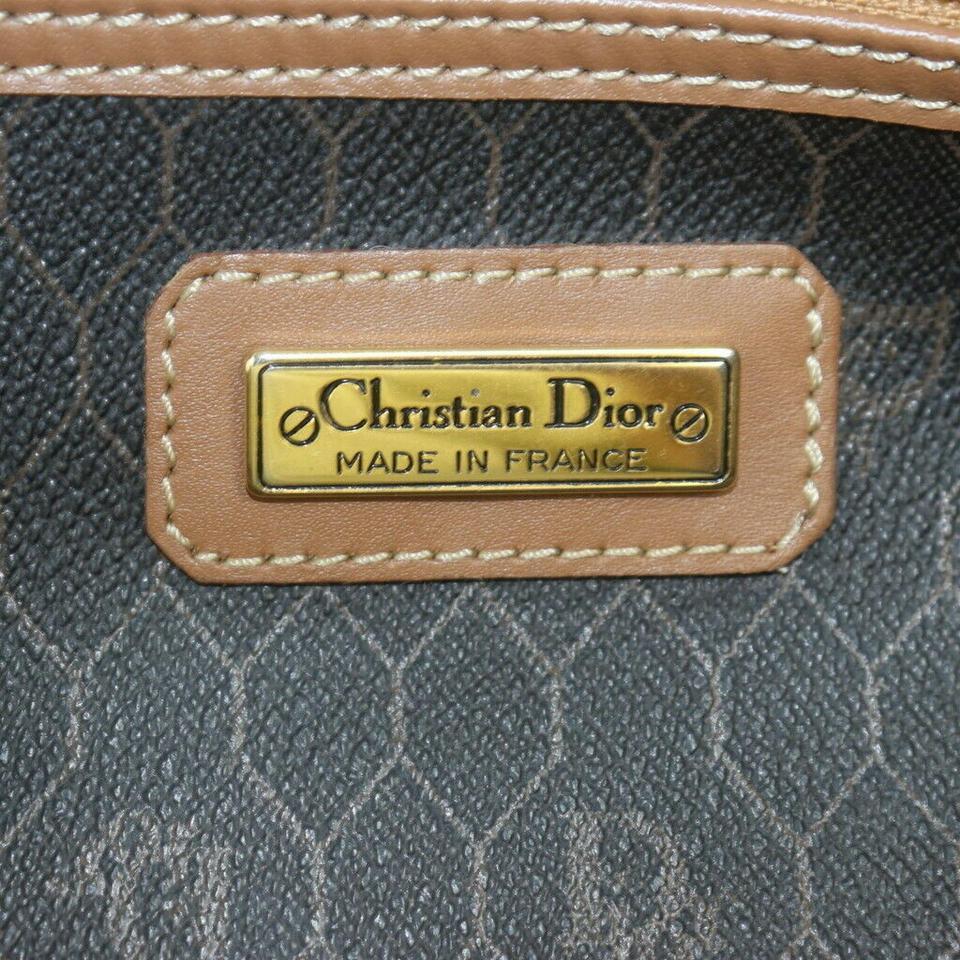 Christian Dior Black Monogram Trotter Honeycomb Boston Duffle bag 863402 3