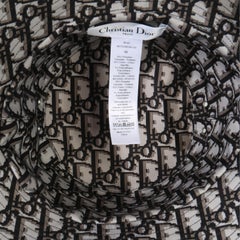 Christian Dior Black Nylon Reversible Teddy Bucket Hat 56