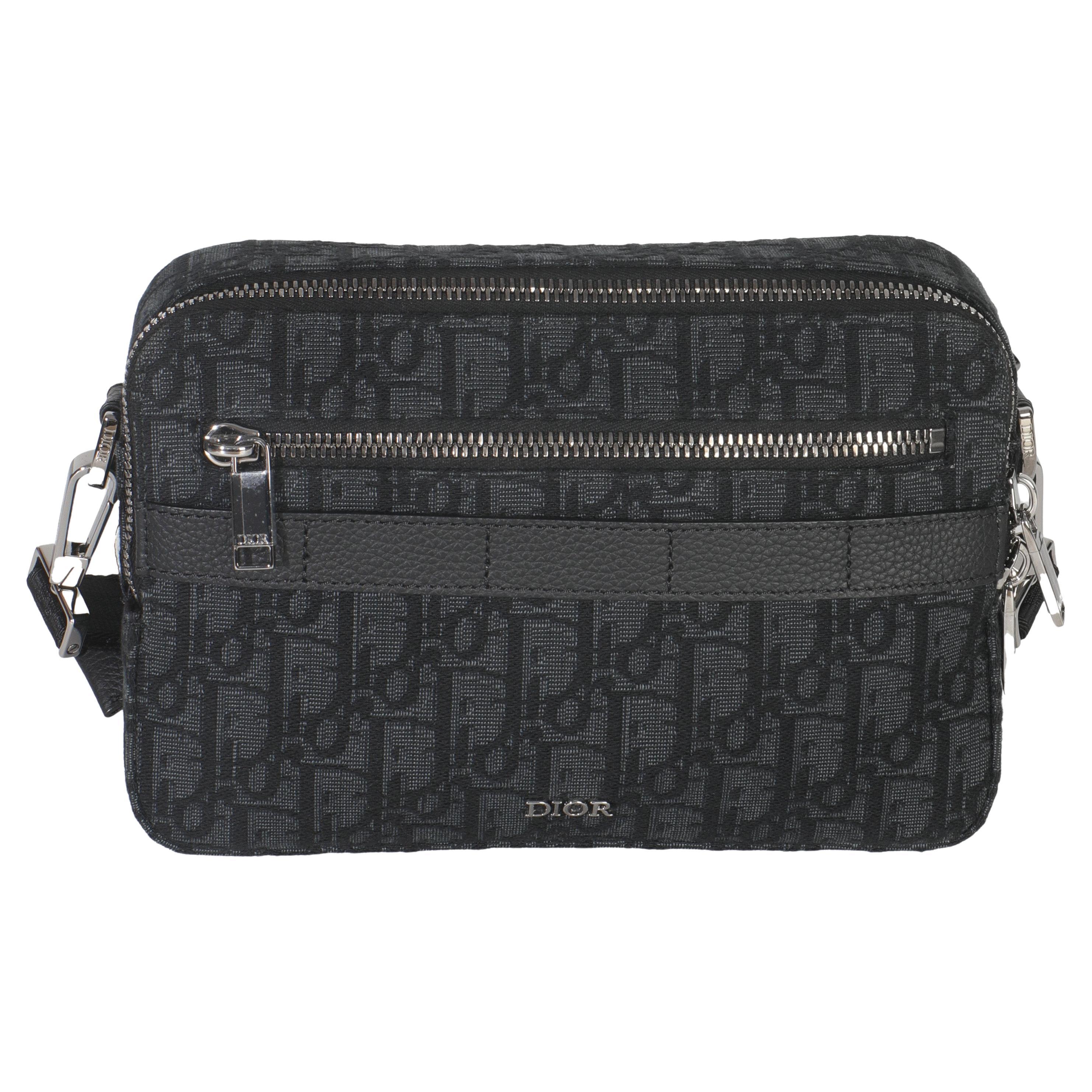 Christian Dior Messaggero Safari Jacquard Obliquo Nero