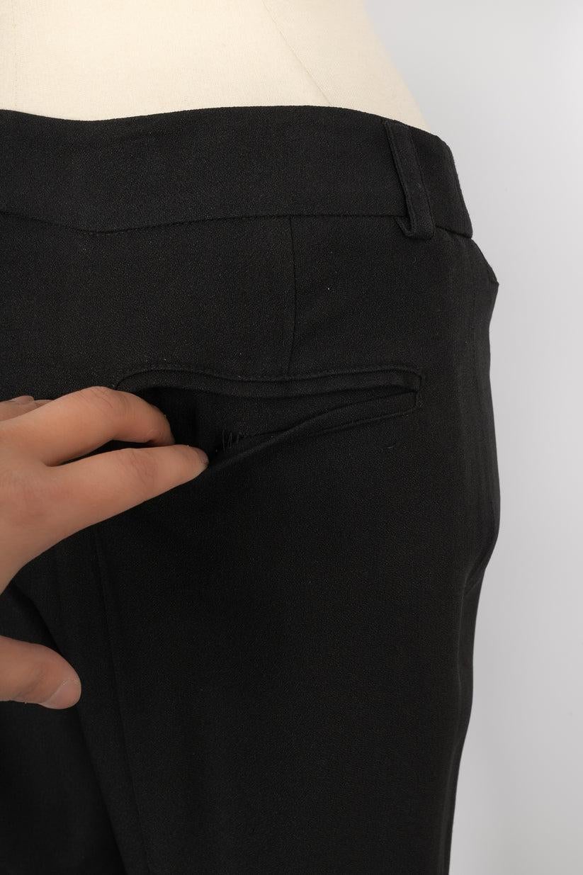 Pantalon noir Christian Dior en vente 1